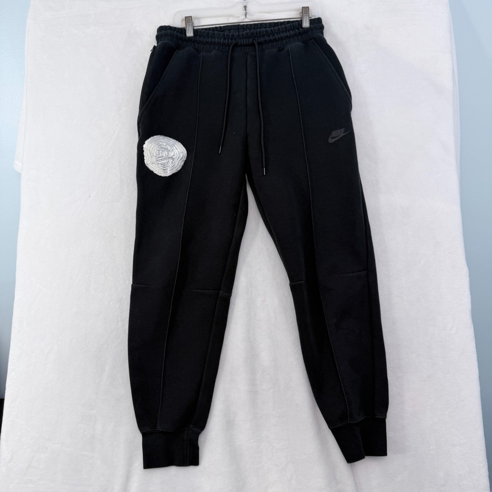 Nike Tech Fleece Sweatpants Men M 30x27 Black EYBL Elite Youth Basketball League